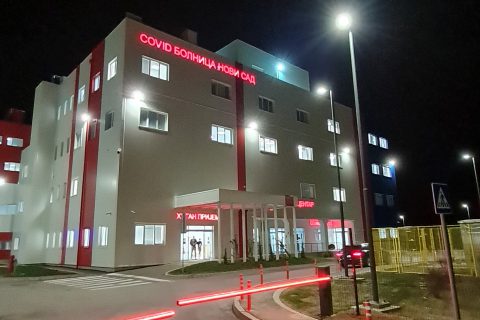 Covid bolnica Novi Sad - spoljno osvetljenje